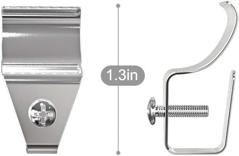Vinyl Siding Clip Hooks for Outdoor Camera, No-Hole Needed Mounting for Home Security Camera, 12 Pack