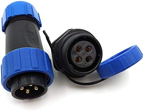 SP21 2Pin-12Pin Power Cable Connector, Waterproof Plug Socket for Electricity Lighting and Medical