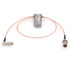 SZRMCC DIN1.0/2.3 RG179 75ohm 4K (60cm/24inch) Right Angle Male to BNC Female HD SDI Coaxial Cable for Video Camera