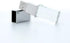 HOPAS New Crystal Transparent Rectangle Genuine USB Flash Drive Wedding Gift Pen Drive,Silver