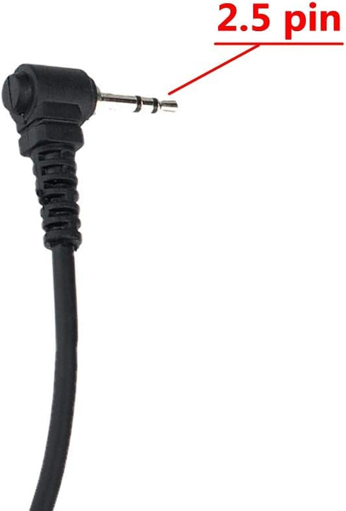 1 Pin G Shape Walkie Talkie Earpiece Headset for Motorola Talkabout (2 pcs) - MH230R MR350R T200 T260 T460 T600 T800