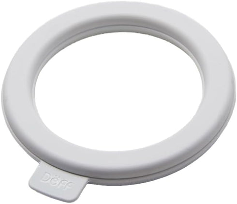 Deff MagPut Double-Sided Magnetic Phone Mount, Premium Silicone MagSafe Ring Holder, Two-Way Magnet