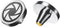 JJC Camera Soft Release Button for Fuji Fujifilm X-T5 X-T4 X-T30 II X-PRO3, Silver Aperture Pattern