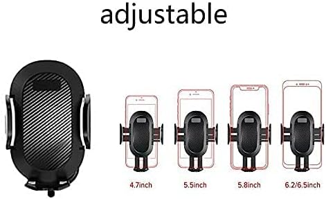 LEEMASING 360 Universal Phone Holder Adjustable Windshield Dashboard Sticky Pad Stand Car Mount Strong Suction