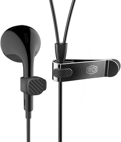 Mband 2 Pack of Mband Mclip Holder 03 Black - Organizing Earphones, Earbuds, Cable, Multi Color Keychain Clip