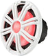 Kicker KMG10 10-Inch Grille for KM10 and KMF10 Subwoofer, LED, White