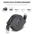 Zerone CAT 6 Ethernet Cable, Retractable Flat Shielded LAN Cord with RJ45 for Modem Router Gaming (2M) (1 Pc)
