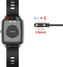 TiMOVO Smart Watch Charger, Magnetic USB Charging Cable for YAMAY VeryFitPro SW021, SW01, Willful SW023, SW025, Black