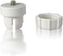 Kado 1/4" 17mm Screw Thread to Ball Head Bracket Connector White, Adapter Universal for Tripod Portable Monitor