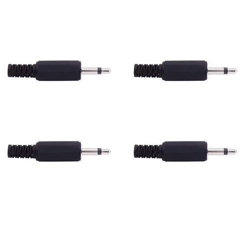 Fancasee 4 Pack 3.5mm Replacement Repair Plug Jack, 1/8" 3.5mm Solder Type DIY Audio Cable Connector