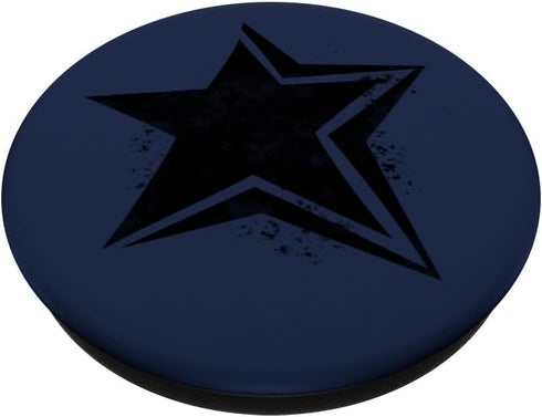 Black Star Cyber Y2K Aesthetic Downtown Girl Mcbling 2000s PopSockets Swappable PopGrip