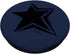 Black Star Cyber Y2K Aesthetic Downtown Girl Mcbling 2000s PopSockets Swappable PopGrip