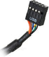 3 Pack USB 3.0 Header to USB 2.0 Motherboard Adapter, 19 Pin to 9 Pin Connector Cable for PC Computer Chassis