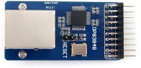 Waveshare DP83848 Ethernet Board Physical Transceiver Module with RJ45 Connector Control Interface Board Kit