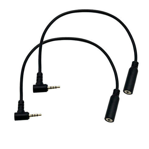 Seadream 2.5mm Extension Cable;2Pack 10inch 2.5mm Right Angled Male to Female Extension Cable