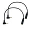 Seadream 2.5mm Extension Cable;2Pack 10inch 2.5mm Right Angled Male to Female Extension Cable