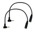 Seadream 2.5mm Extension Cable;2Pack 10inch 2.5mm Right Angled Male to Female Extension Cable