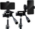ThtRht 1/4'' Tripod Fluid Head Mount Panhead with Quick Release Plate Long Handle Pan/Tilt Head Phone Holder Adapter
