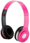 HeadGear 3.5mm Foldable Headphone Headset for Dj Headphone Mp3 M Pc Tablet Music Video and All Other Music Playersp (Pink)