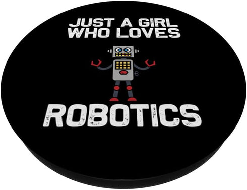 Cool Robot Art For Girls Kid Robotics Robots Engineer Coding PopSockets Standard PopGrip