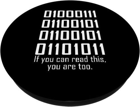 Software Engineers Funny Programming Coding Binary Code Swappable PopSockets PopGrip