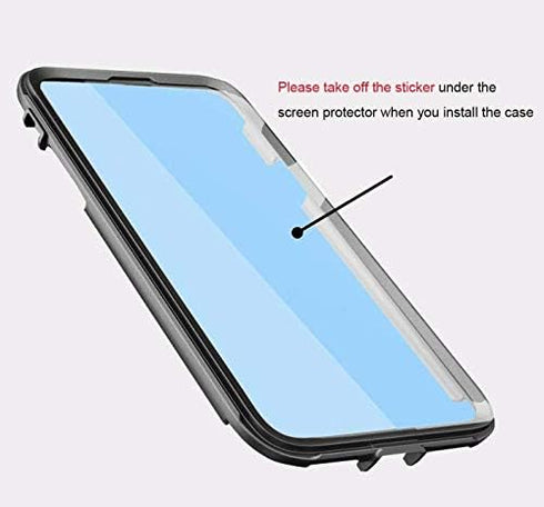Annymall Heavy Duty Defender Armor Case, Built-in Screen Protector for Samsung Galaxy A20/A30/A50 Models