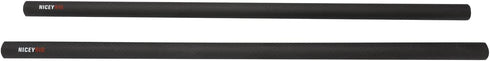 NICEYRIG 15mm Rod 16'' Carbon Fiber Camera Rails for Heavier Shoulder Mount Rig, Follow Focus, Max Payload 222lb - 555
