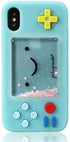UnnFiko 3D Cartoon Game Case, Soft Rubber Protective Cover for iPhone XR, Creative Liquid Stars Design for Girls, Blue
