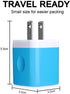 Charging Block, Wall Charger Sicodo 3-Pack Dual Port USB Home Travel Wall Charger Plug Compatible with iPhone 15, 14,