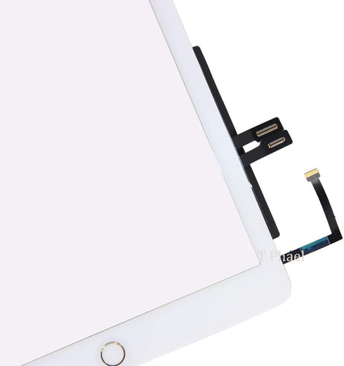 White Digitizer Repair Kit for iPad 9.7" 2018 iPad 6 6th Gen A1893 A1954 Touch Screen Digitizer Replacement with Home Button + Adhesive + Tools