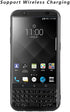 ELISORLI BlackBerry KEYone Case - Rugged Slim Anti-Slip Rubber TPU Cover for KEY1, Full Body Silicone, Black.