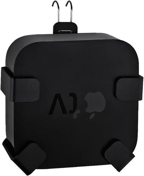 IFCASE Wall/Under Desk/Back of TV Mount for All Apple TV Generations, Including 4K Models (Black)