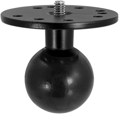 ARKON Mounts Robust Circular Metal 38mm (1.5 inch) Ball to 1/4-20 Camera Bolt