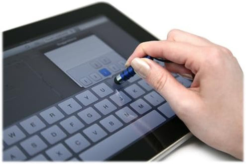 BoxWave Mini Capacitive Stylus Pen for Leapfrog LeapPad Ultimate, Small Rubber Tip Compatible with Jet Black