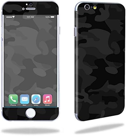 MightySkins Skin for Apple iPhone 6/6S, 4.7" Cover Wrap Sticker Skins, Black Camo