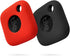 Geiomoo Silicone Case for Tile Mate 2024/2022, Soft Scratch Resistant Cover with Carabiner (2 Pack Black+Red)