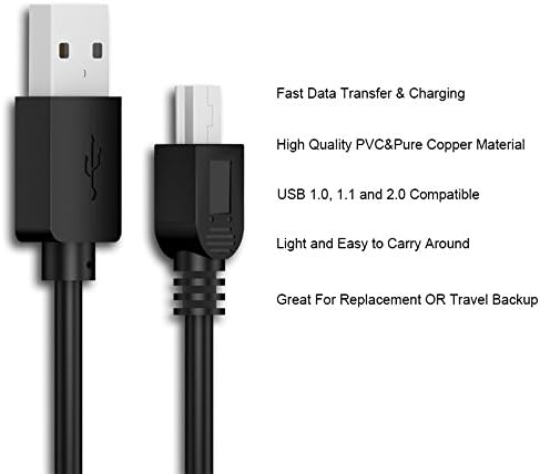 MaxLLTo 3FT Long Replacement 2in1 Transfer and Charger Cable for Canon Powershot SX420 is