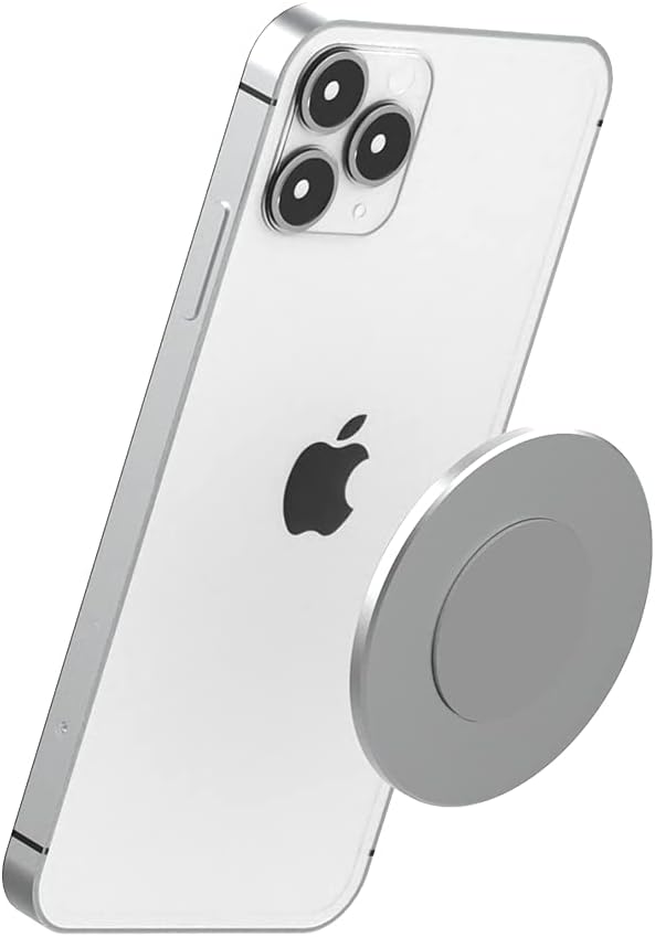 Sticky Magnetic Wall Holder for iPhone Magsafe, Wall Mount Cradle for iPhone 15/14/13/12, Pack of 2