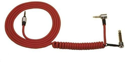 3.5mm & 6.5mm Coiled Cord Replacement Cable for Beats Solo, SoloHD, Pro Detox Headphones