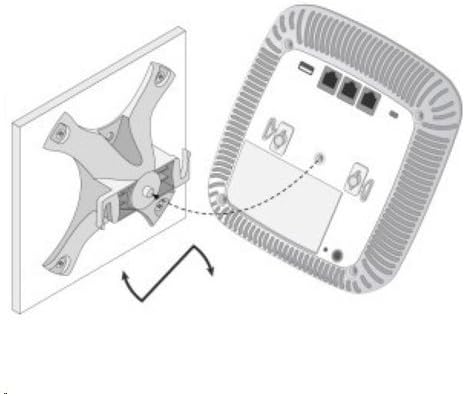 Network Device Wall/Ceiling Mount Kit JW047A Compatible/Replacement for Aruba AP-220-MNT-W1W (White)