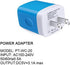 Sicodo USB Wall Charger, 2-Pack Universal 3.1A Quick Wall Plug Charger Cubes for iPhone and Samsung