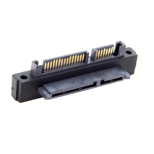 chenyang SATA Male to Female 90 Degree UP Angled Gender Changer Connector for Hard Disk Drive