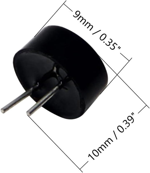 Fielect 10Pcs DC3V 80db Buzzer Alarm Passive Electronic Beeper for Intermittent Sound Speaker