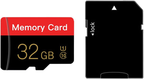 ESHAKHARE Micro Memory Card 32GB with Adapter, C10/U1/UHS-I/A1 TransFlash Card, TF Card for