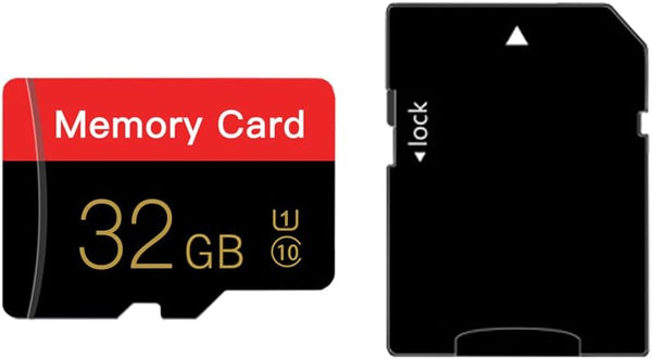 ESHAKHARE Micro Memory Card 32GB with Adapter, C10/U1/UHS-I/A1 TransFlash Card, TF Card for