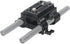 NICEYRIG Quick Release 15mm Rod Base Plate for Manfrotto 500/501/577/701, 2-in-1 Tripod Baseplate