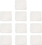 PATIKIL 30mmx30mm Metal Plate for Phone Magnet, 10pcs Square Adhesive Metal Plate Replacement
