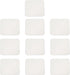 PATIKIL 30mmx30mm Metal Plate for Phone Magnet, 10pcs Square Adhesive Metal Plate Replacement