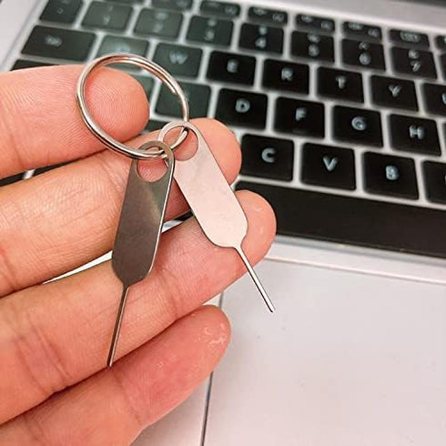 Eaglewireless 2Pack Reset Universal Sim SD Card Tray Opening and Doorbell Security Removal Tool Eject Pin fits Key ring