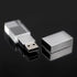 Laak 8GB 3.0 New Crystal Transparent Rectangle Genuine USB Flash Drive Wedding Gift Pendrive,Silver